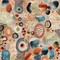 Fabric Windham Fire Opal Geode Flora & Form by the Quarter Yard 54777DM-2